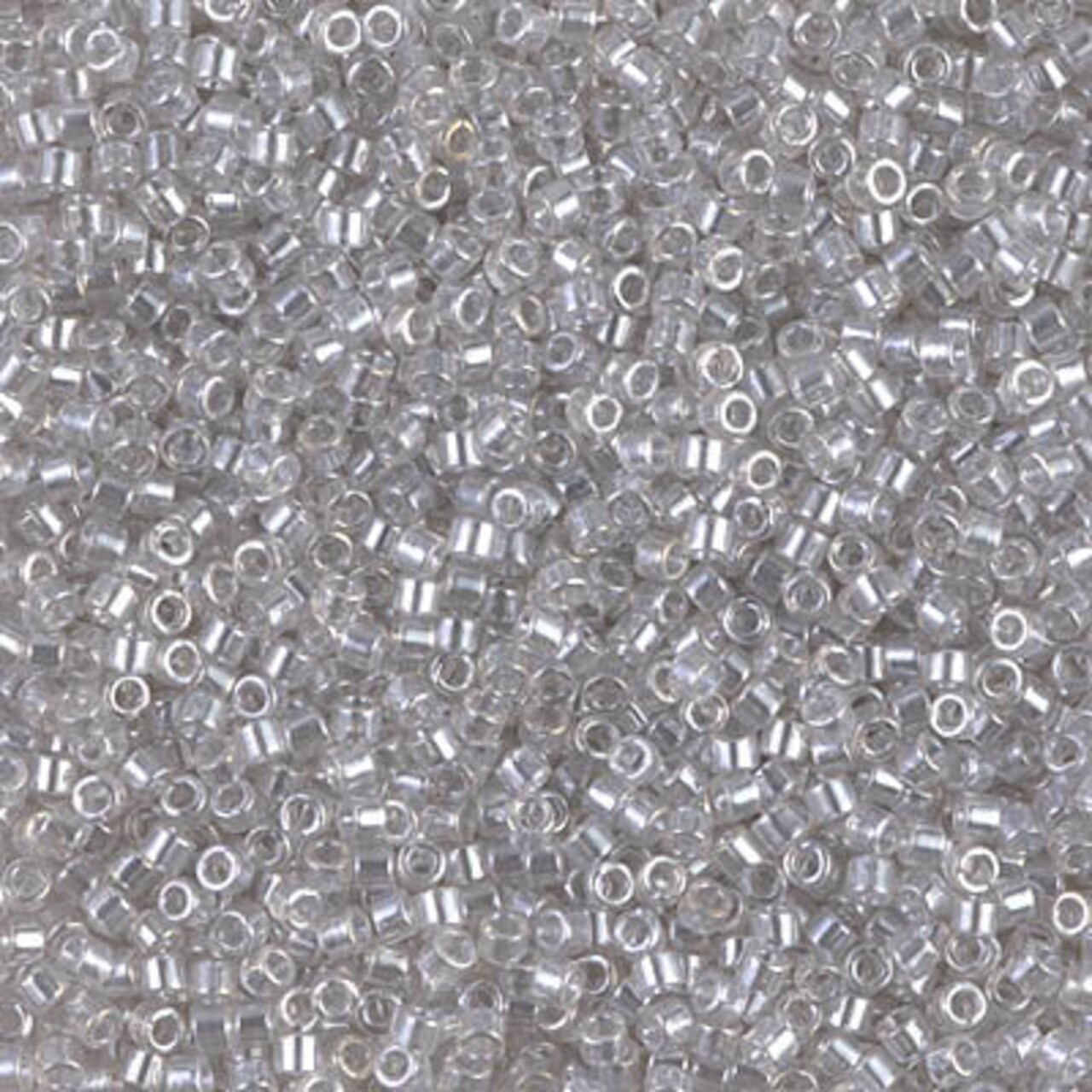 Miyuki Delica Bead 11/0, DB1477, Transparent Pale Taupe Luster, 5 grams